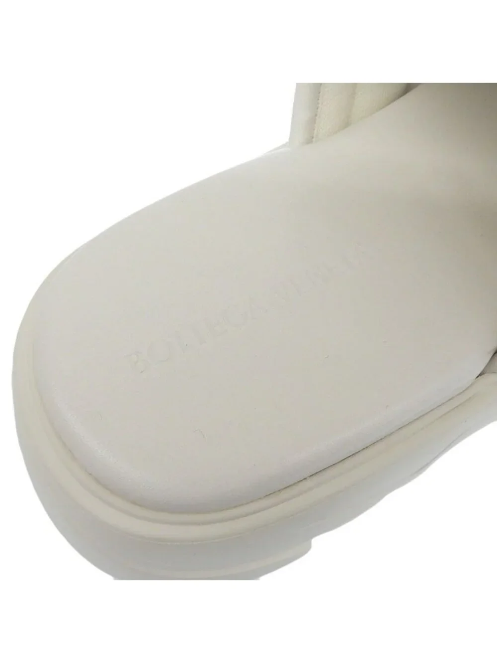 Bottega Veneta Flash Sandals Double Buckle Slide 43 Ivory Almost